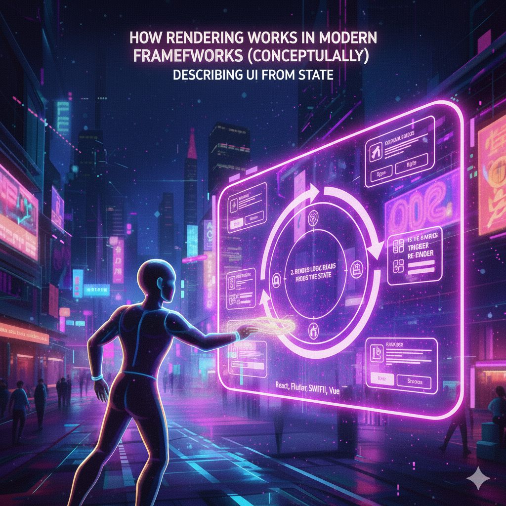 How rendering works in frameworks